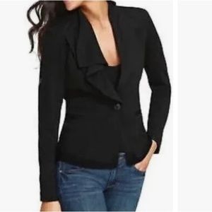 CAbi Absolute Career Blazer w/ ruffle lapel